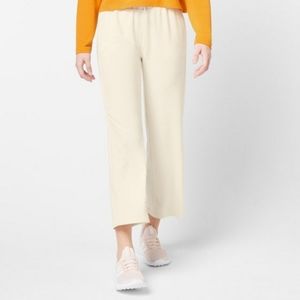 Free FWD Women's Cropped Wide Leg Pant - Egret